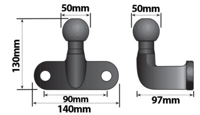 ALKO Towball Dimensions